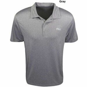 Fila Performance Heather Polo Men's Shirt, Gray